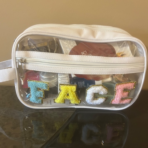 Bag full of travel size skin care - Picture 2 of 2